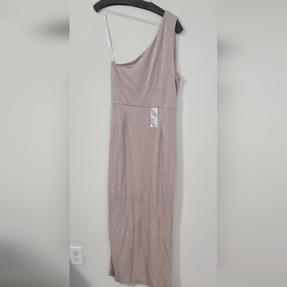 FOREVER NEW MELBOURNE Delaney Glitter One Shoulder Gown Size 10 NWT - Picture 9 of 12
